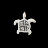 Atocha Jewelry - Small Silver Coin Sterling Silver Turtle Pendant