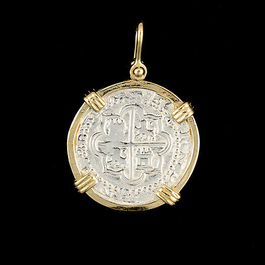 Atocha Jewelry - Medium Pieces of 8 Silver Coin Pendant