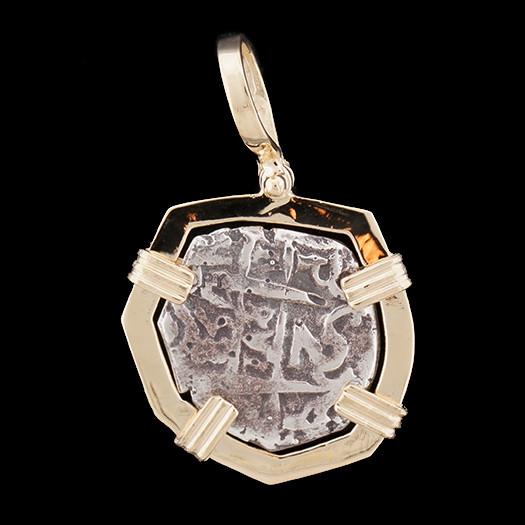 Atocha Jewelry - Atocha Odd Shape Silver Coin Pendant - Virtual